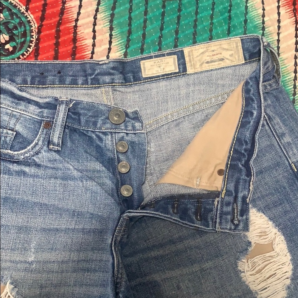 All Saints Denim Shorts - Picture 4 of 7